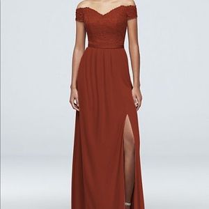 Bridesmaid dress - cinnamon